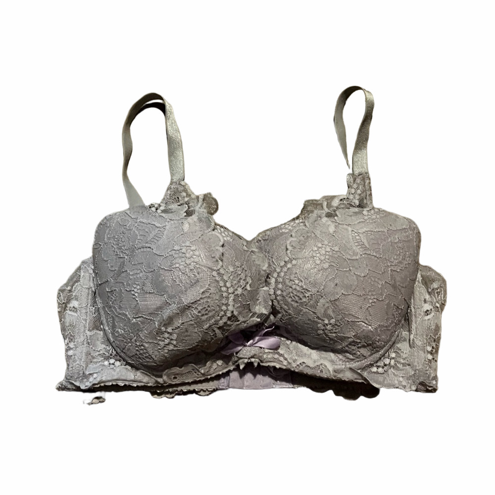 Aimerfeel Lace Underwire Bra - Light Purple